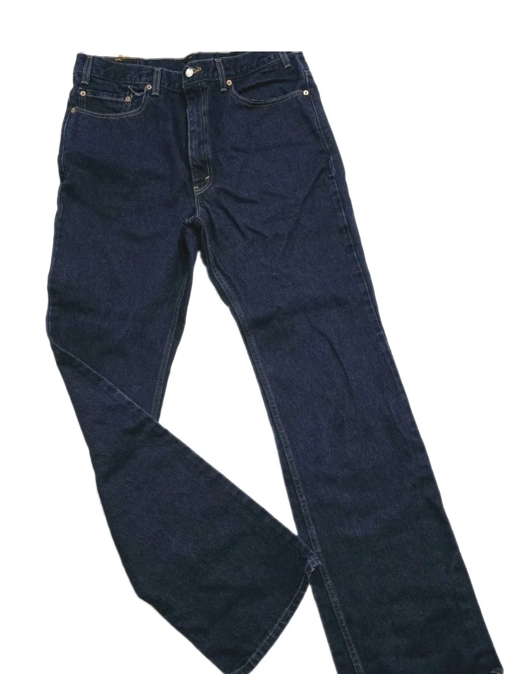 VINTAGE Levis 517 USA Made Bootcut Jeans 38x36 Mens Blue Denim Western Y2K